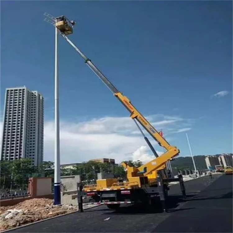 坊子维修路灯的曲臂升降车出租